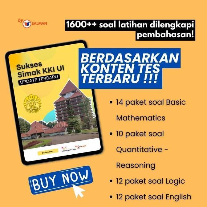 Nagemya.shop72 - Paket Latihan Soal KKI UI dan Prediksi Lengkap Pembahasan Dalam Flashdisk. Semua Ju