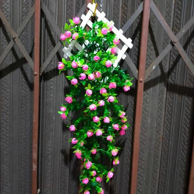 Fiore- Bunga Rambat Tempel/Bunga Rambat Karmila Panjang/Bunga Plastik/Rambat