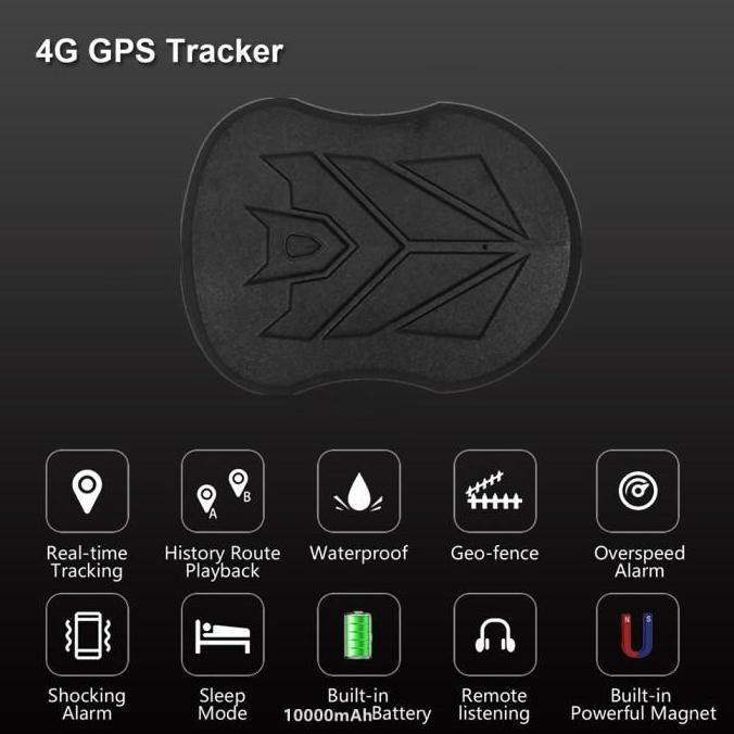 Bliaja_Shop Gps Tracker Sj-915 Portable Pelacak Mobil Motor Magnet  Baterai Tahan 2 Minggu Anti Ribe