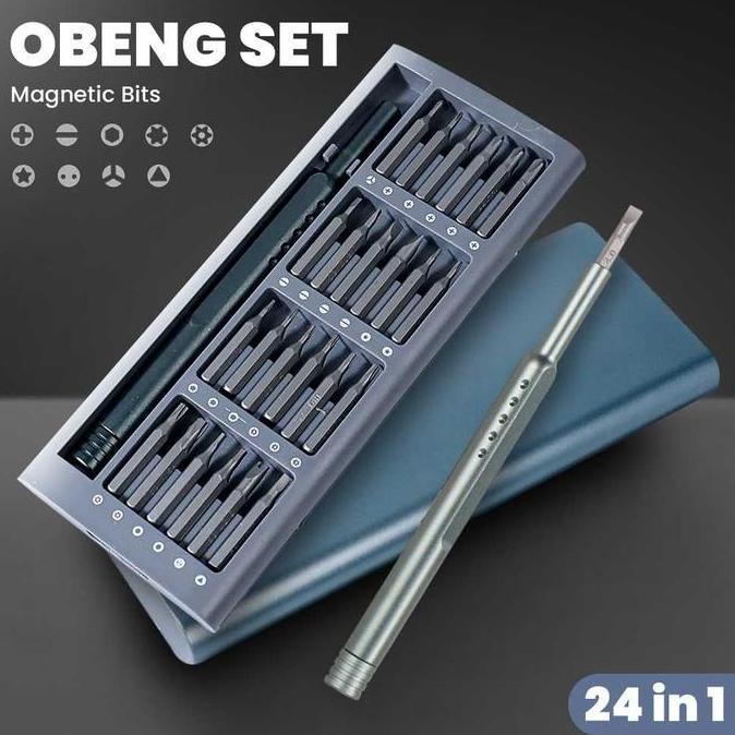 PLOMAT Obeng Set Magnet Reparasi HP Laptop Model Mijia Wiha
