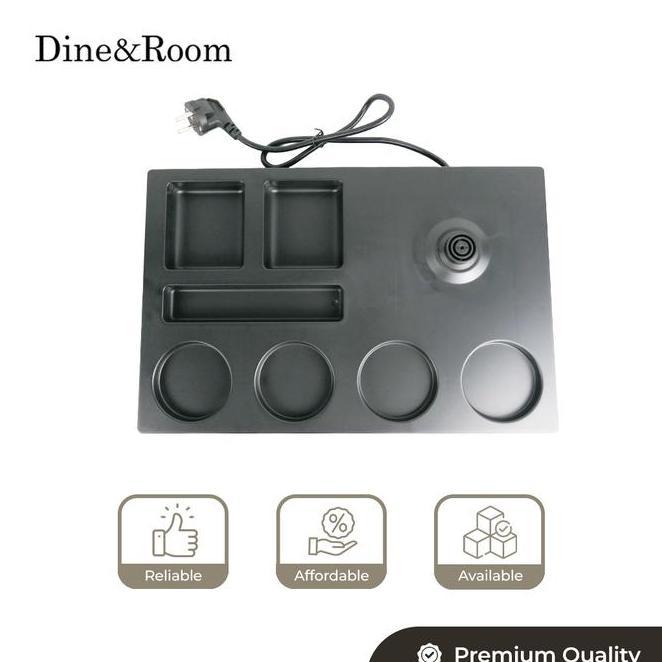 Electric Kettle Tray Set Set Teko Listrik Dengan Tatakan Hotel