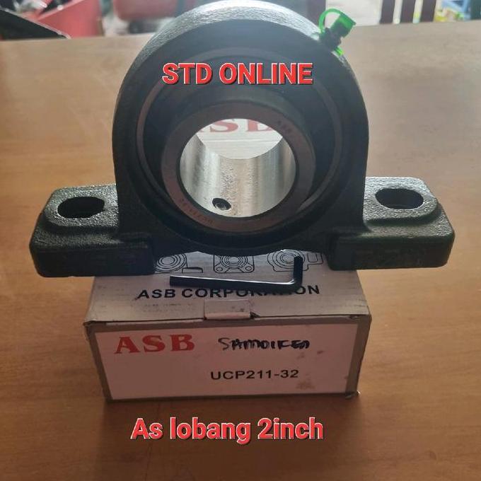 Pillow Block Ucp 211-32 Asb Laher Duduk Asb As 2 Inch