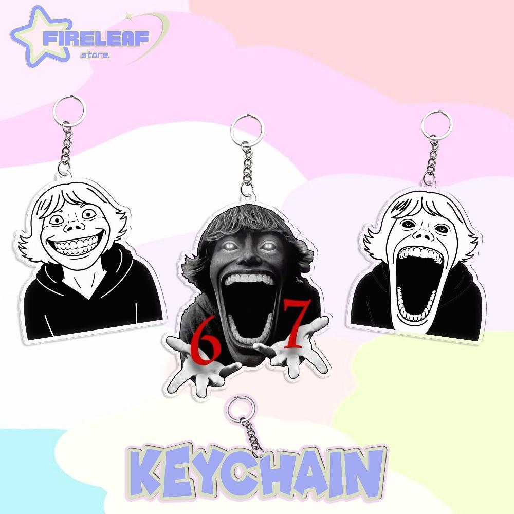 Gantungan Kunci Akrilik SCP 67 KID GANCI Keychain Meme SCP 67 KID