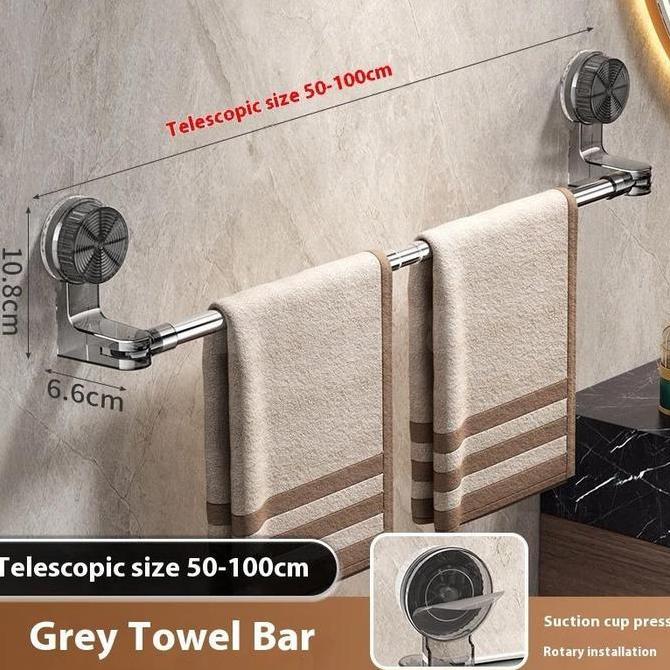 Bathroom towel rack/ Rak handuk kamar mandi Rak kamar Mandi Rak Handuk Gantungan Handuk Rak Dinding 