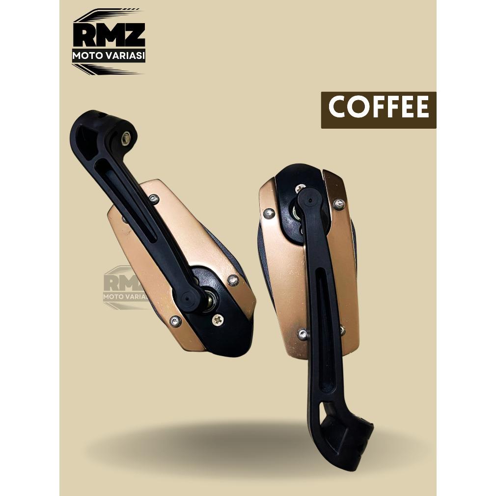 BESTPROMO Spion Alevo Koso Lipat Tanduk - Spion Lipat Spion Racing Variasi Universal Model Keren Ant