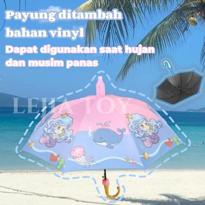 Kind- CodPayung Anak/Payung Lncu/Payung Anak Karakter Kucing/ Payung Mainan/Payung Anak Perempuan/Pa