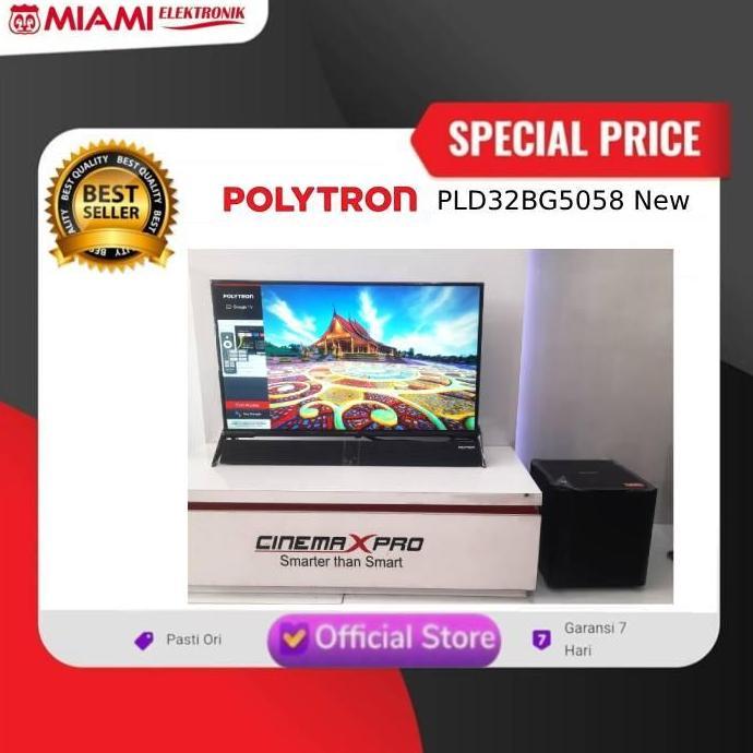 G0ogleTV Polytron PLD32BG5058 / LED Polytron 32inch Free Sound bar+ Subwoofer / LED Polytron PLD 32B