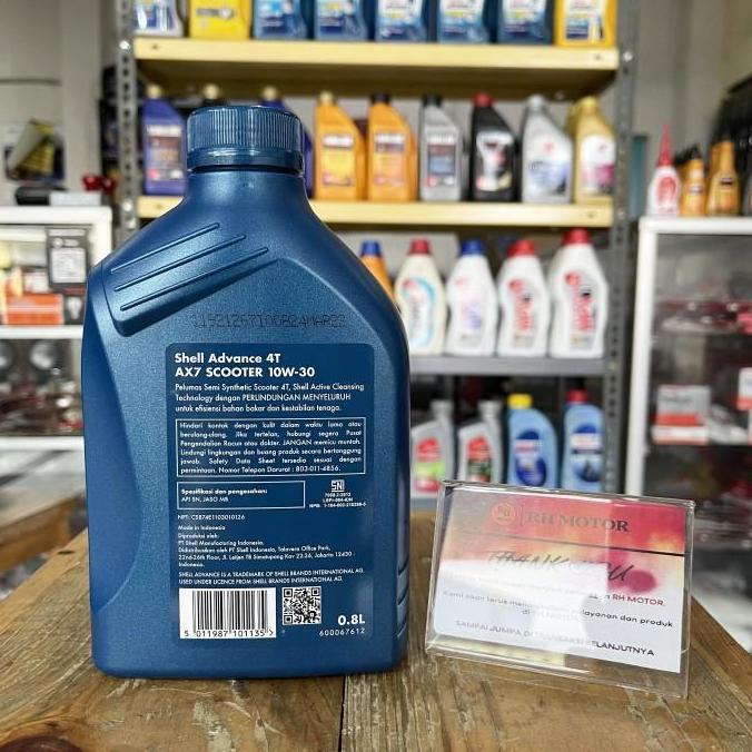 Oli Motor Shell Advance AX7 Scootertic
