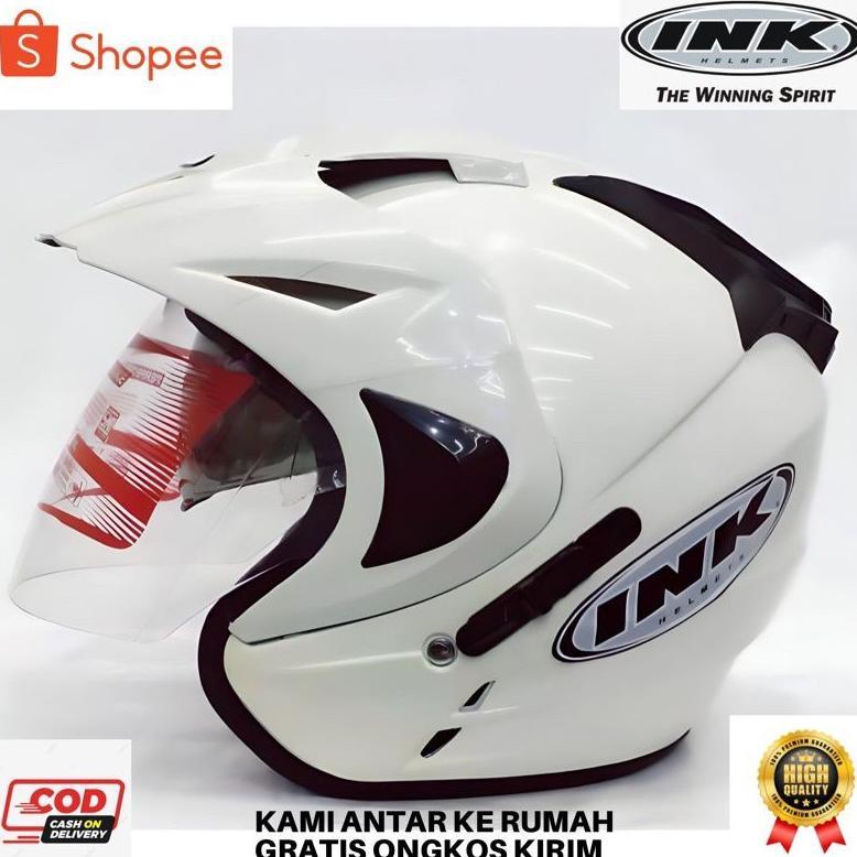 PROMO TERBARU HELM  DOUBLE VISOR TERLARIS GARANSI TERMURAH BUSA TEBAL BER SNI MERK FNY