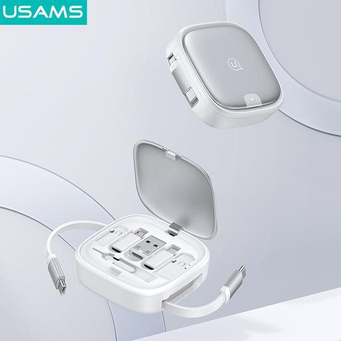 USAMS U87 Kabel Fast Charging Type C Multifunctional Storage Set Box
