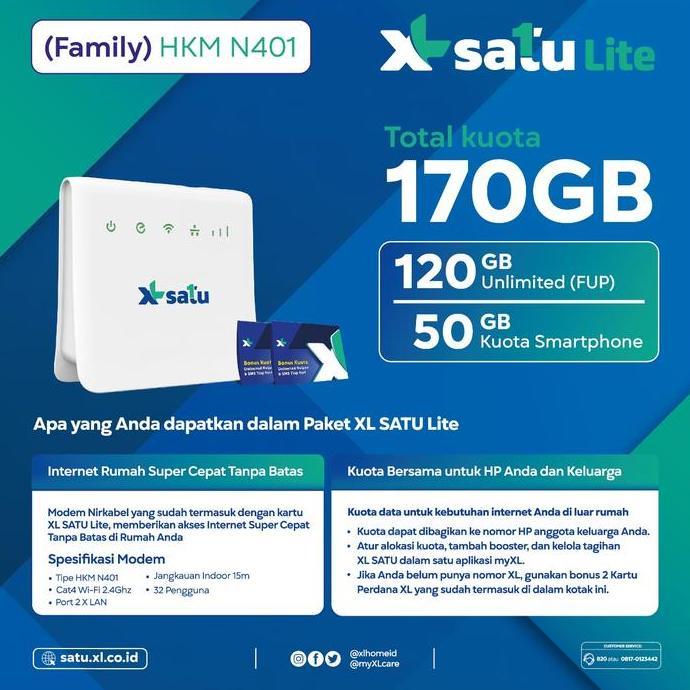XL UNLIMITED XL Satu Lite Unlimited Family Super Ultimate Unlocked