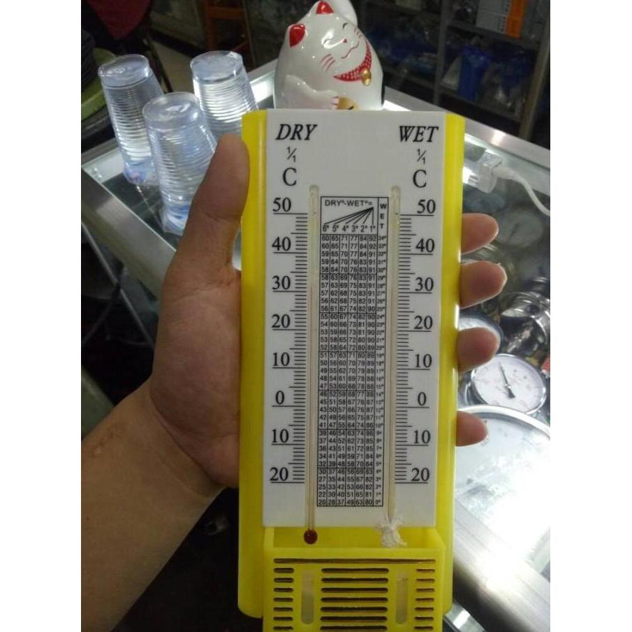thermometer dry and wet