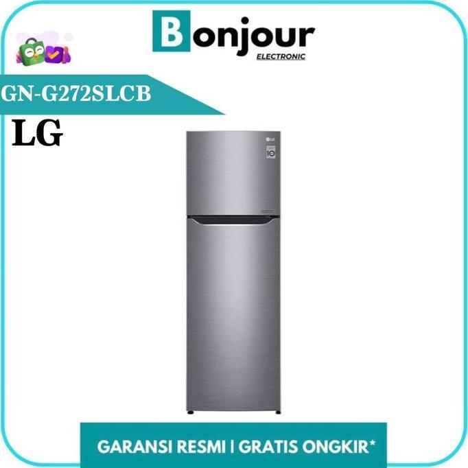 KULKAS 2 PINTU 272 LITER LG GN-G272SLCB Inverter LG GNG272SCB 272L