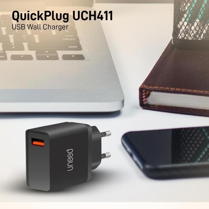 UNEED QuickPlug Wall Charger Quick Charge 3.0 Max 18watt UCH411