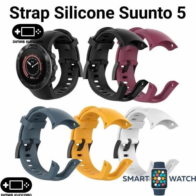 TERLARIS STRAP SILICONE SUUNTO 5 SILICON TALI JAM TANGAN KARET SMARTWATCH SUUNTO 5