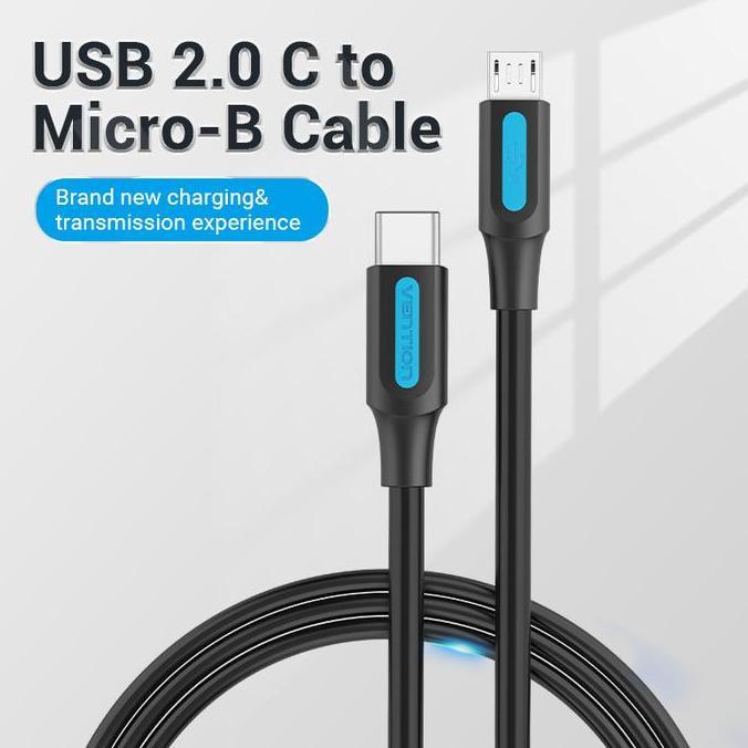 Vention Kabel Charger 2A Type-C to Micro USB Adapter USB-C to Micro