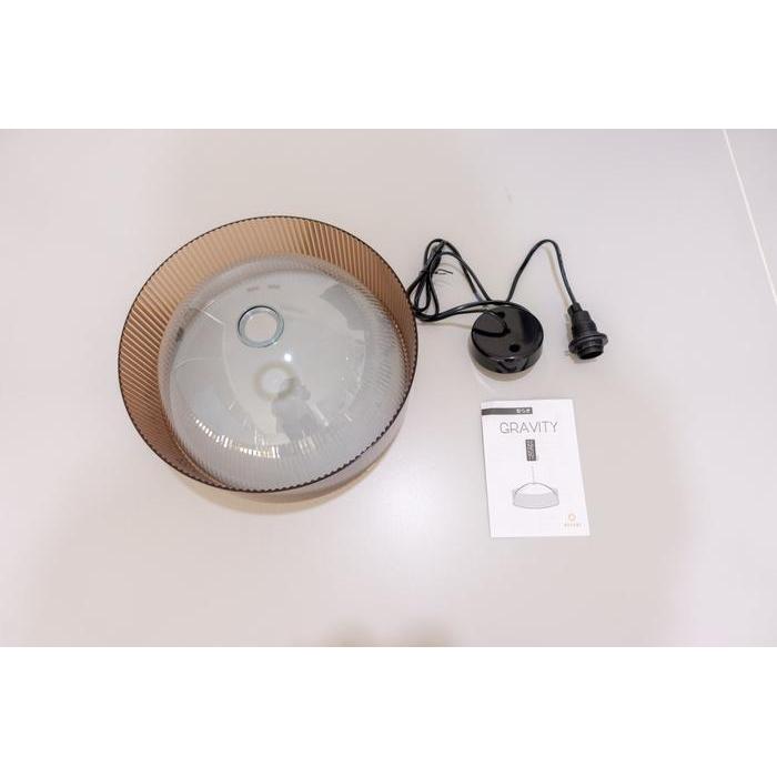 Lampu Gantung Manawa Gravity Line Smoke Brown