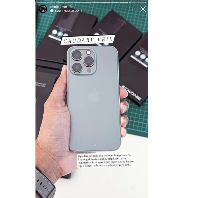 Original Caudabe Veil XT Case iPhone 13 Pro Max 13 Mini 13 Pro Casing