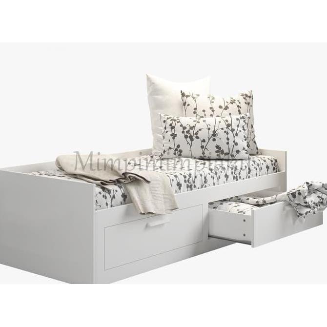 Terlaris Dipan Laci / Divan Laci / Dipan Tempat Tidur 90X200 Cm