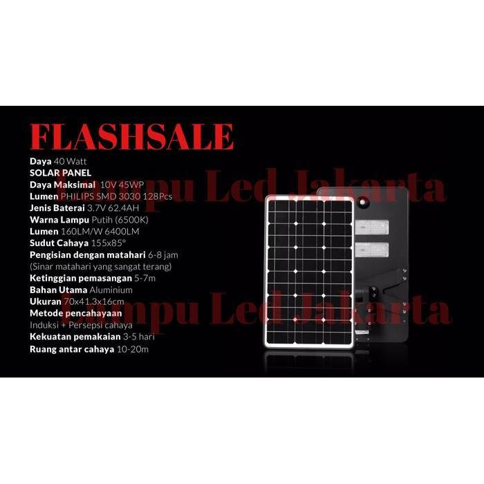 Lampu pju solar 40watt komponen philips. Pju solar philips 40w murah