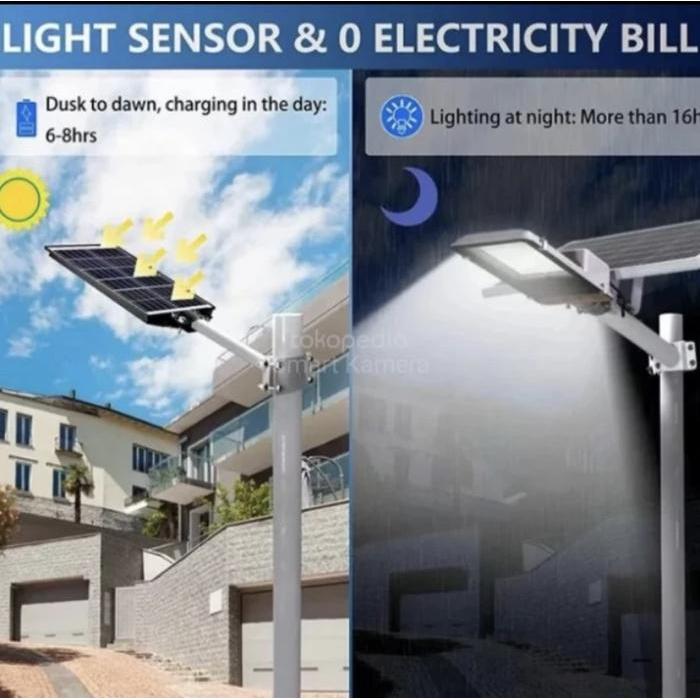 Lampu PJU Panel Solar Waterproof 2000watt