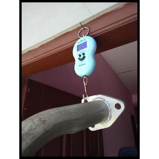 DISKON PIPA DEPAN KNALPOT MOBIL DAIHATSU CHARADE G10. ORIGINAL. BAHAN ALUMINI 