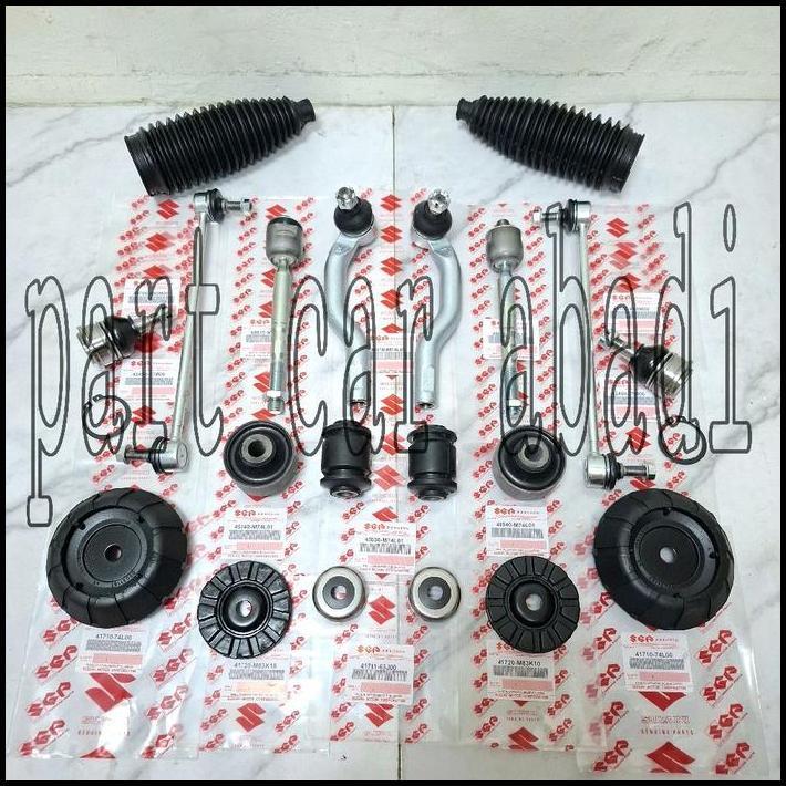 DISKON PAKETAN PAKET KOMPLIT KAKI KAKI FULLSET DEPAN + SUPPORT SHOCK + BOOT STEER ERTIGA 2013 2014 2