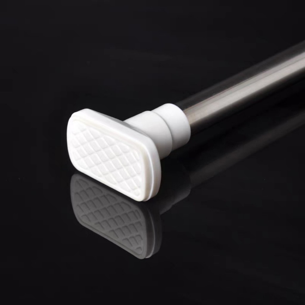 Tiang Tirai Serbaguna Fleksibel/Tiang Gantungan Stainless Serbaguna/Tiang Gantungan Tanpa Paku