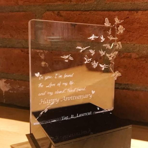 Lampu 3D LED Transparan Design Custom / Lampu hias akrilik/acrylic /