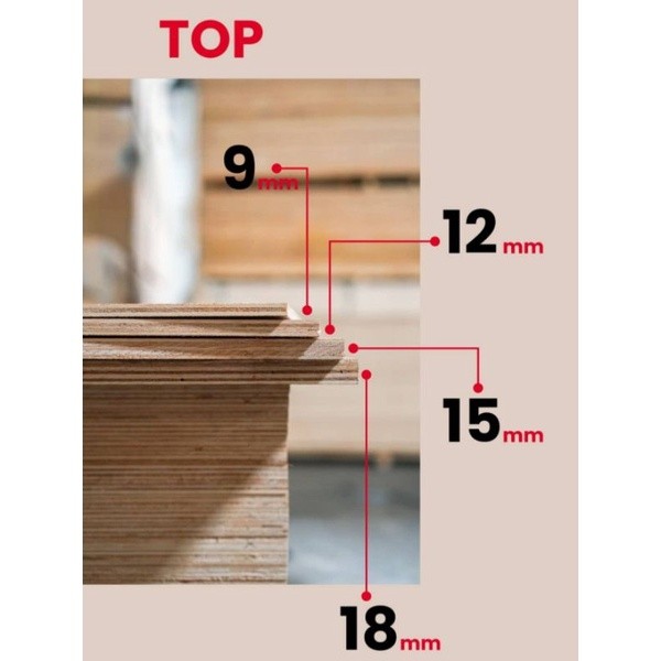 60Cm Triplek Plywood Tebal 18Mm Meranti Halus