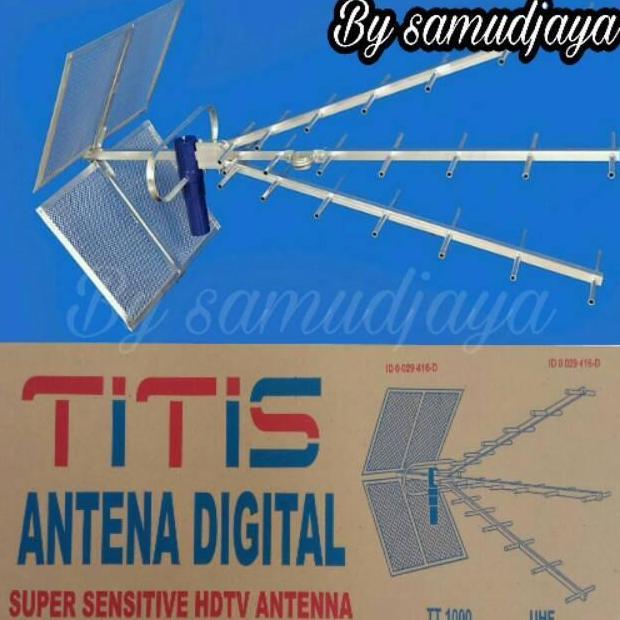 Antena tv digital / antena tv titis tt1000 / antena luar outdoor uhf,