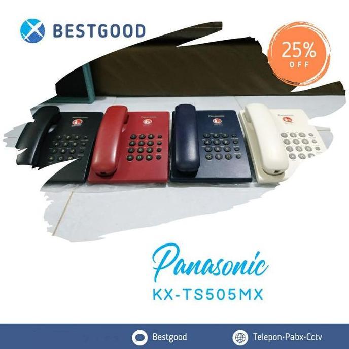 Telepon rumah Panasonic KX-TS505MX SECOND / KX-TS505 / 505 / indihome