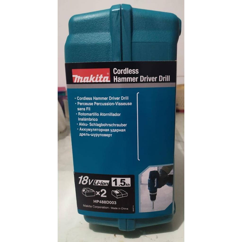 MAKITA HP488D003 MESIN BOR CORDLESS BETON BATERAI 18V HP 488 D