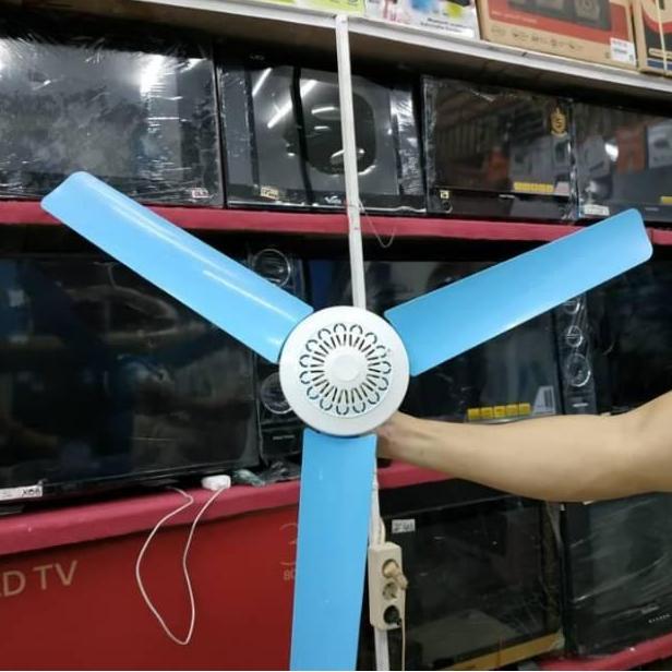 kipas gantung baling 3 baling bagus besar
