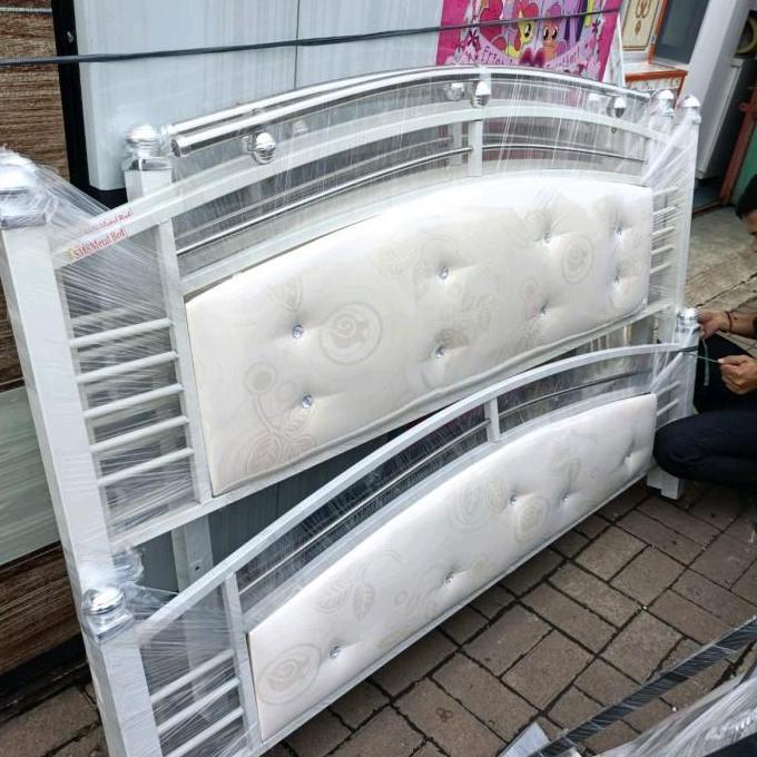 Terlaris Ranjang Besi Dipan 160X200 Minimalis