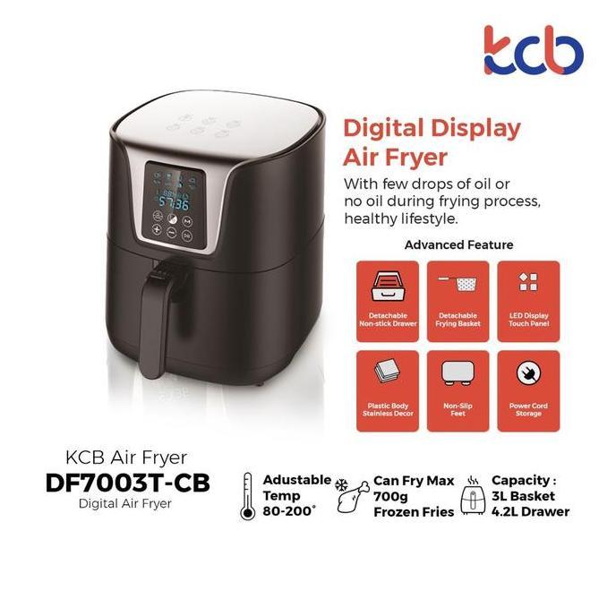 KCB Digital Air Fryer DF7003T-CB