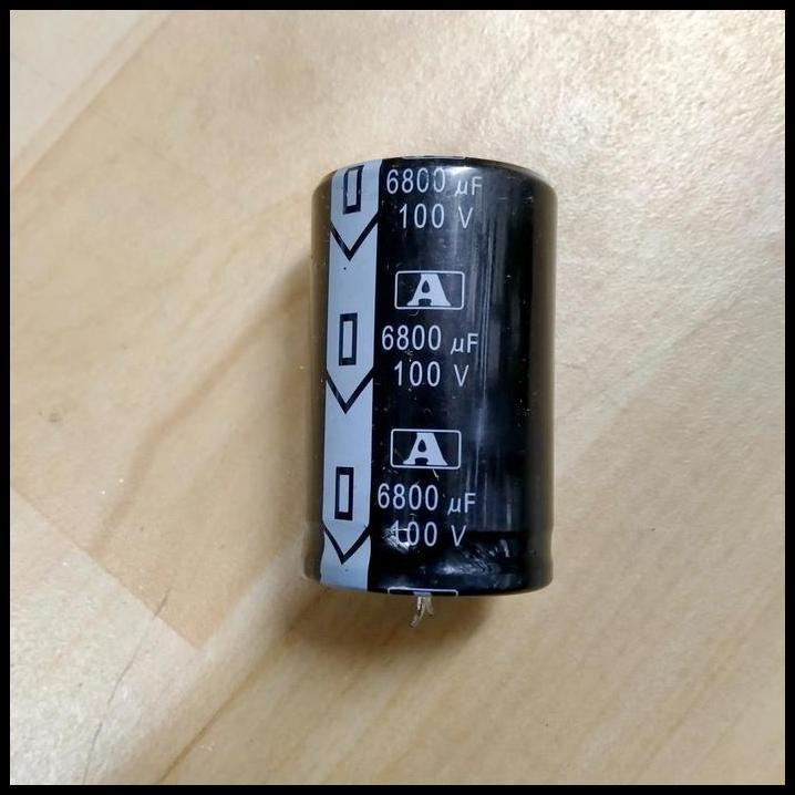 GRATIS ONGKIR KAPASITOR ELCO 6800UF 100V A" 55X35 