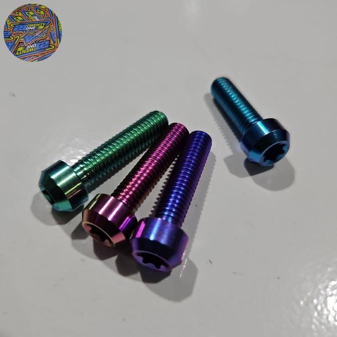 Baut Probolt Titanium Dudukan Filter Vario 125 150 Beat Scoopy Fi Termurah
