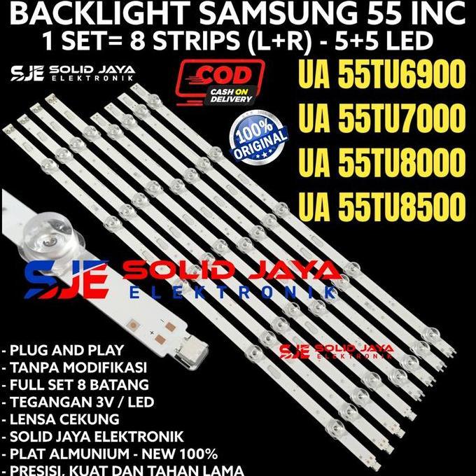 BACKLIGHT TV LED SAMSUNG 55 INC UA 55TU6900 55TU7000 55TU8000 55TU8500 LAMPU BL 55TU 55TU6900K 55TU7