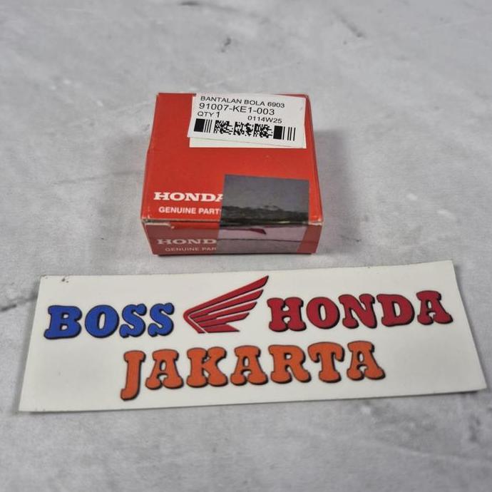 91007-KE1-003 : LAHER BEARING RUMAH KOPLING 6903 ORIGINAL AHM BEST SELLER