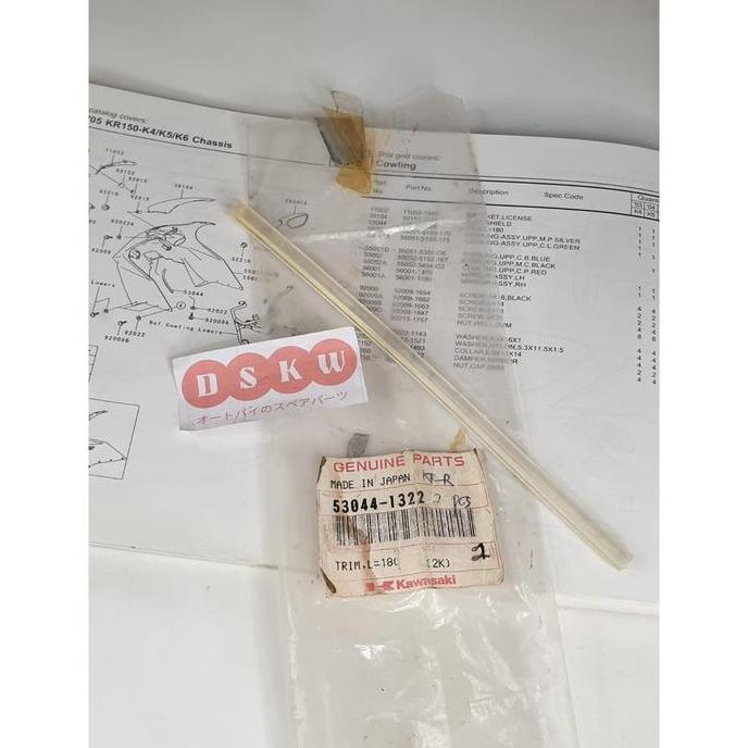 Promo Trim Cowling Kiri L180 NINJA 150 RR OLD KGP 53044-1322 Diskon