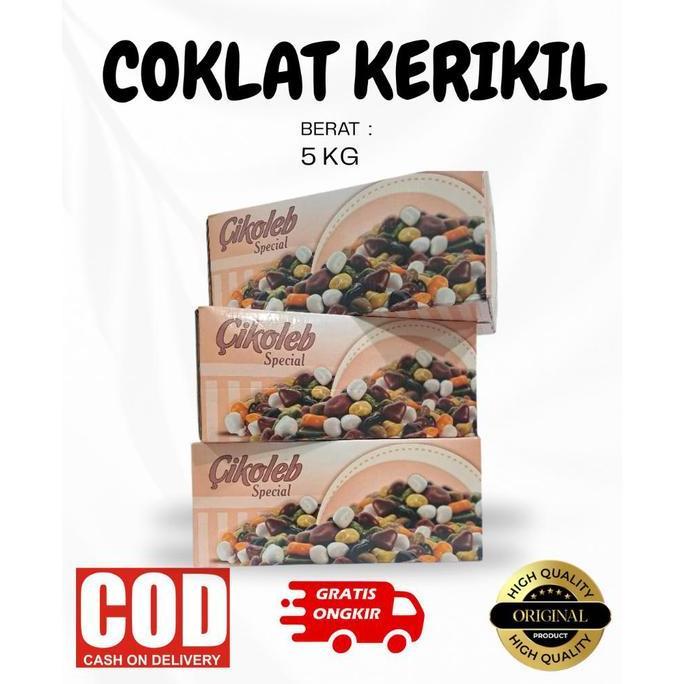 Coklat Kerikil Turkey/ Coklat batu kerikil / Coklat Impor / 5KG LJ