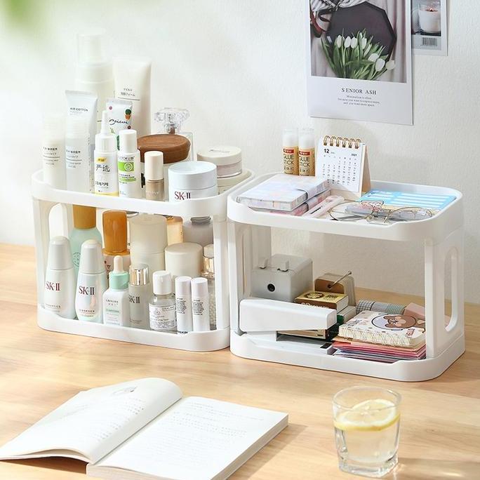 Rak 2 Susun Serbaguna Multifungsi Rak Plastik 2 Tingkat Serbaguna Baru