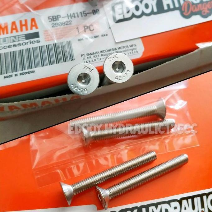 Baut Bandul Stang Motor Pcx Stenlis Kunci L ( 1 Set ) Ready