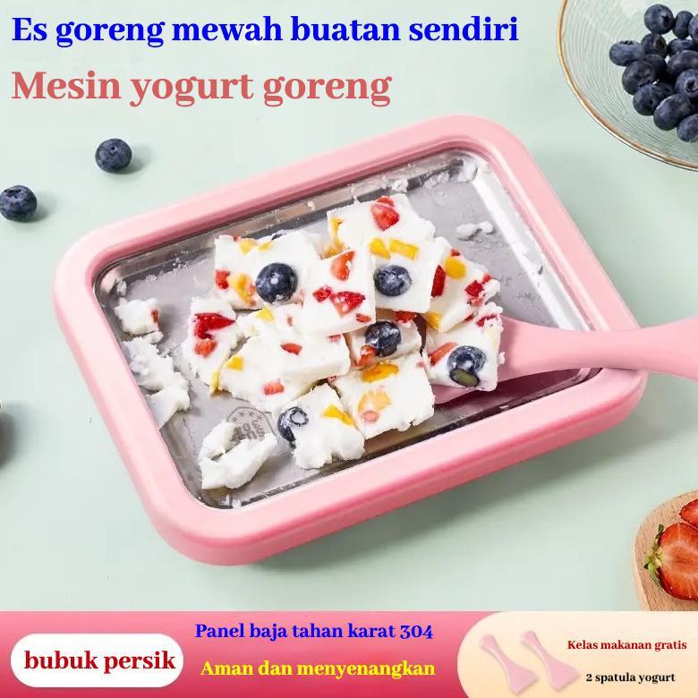 Mesin Es Krim Khusus /Alat Pembuat Ice Cream Alat Pembuat Es Krim Ice Cream Roll Yogurt Maker Yogurt