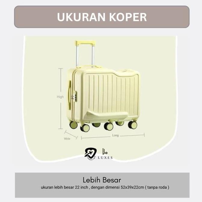 Koper Stroller Anak Koper Q-Box Lazy Luggage 2 In 1 Koper Duduk Anak Qbox Q-Box NS