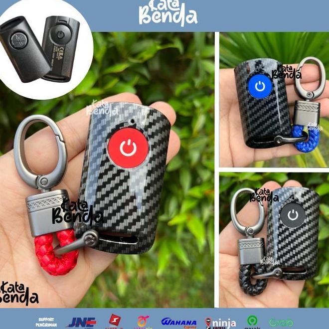 Cover Remote Carbon Yamaha Kunci Case Keyless Xmax 2023 2022 Smart