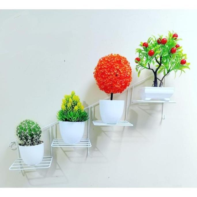 Rak Pot Tempel Dinding/Rak Pot Besi / Rak Pot Bunga Baru