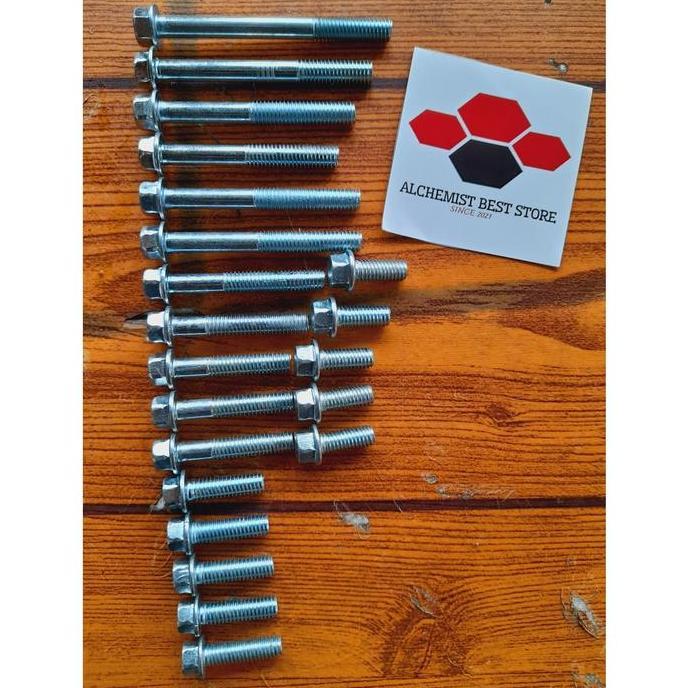 Baut Block Mesin Yamaha Scorpio 1Set / Baud Block Mesin Yamaha Scorpio 1Set Harga Khusus