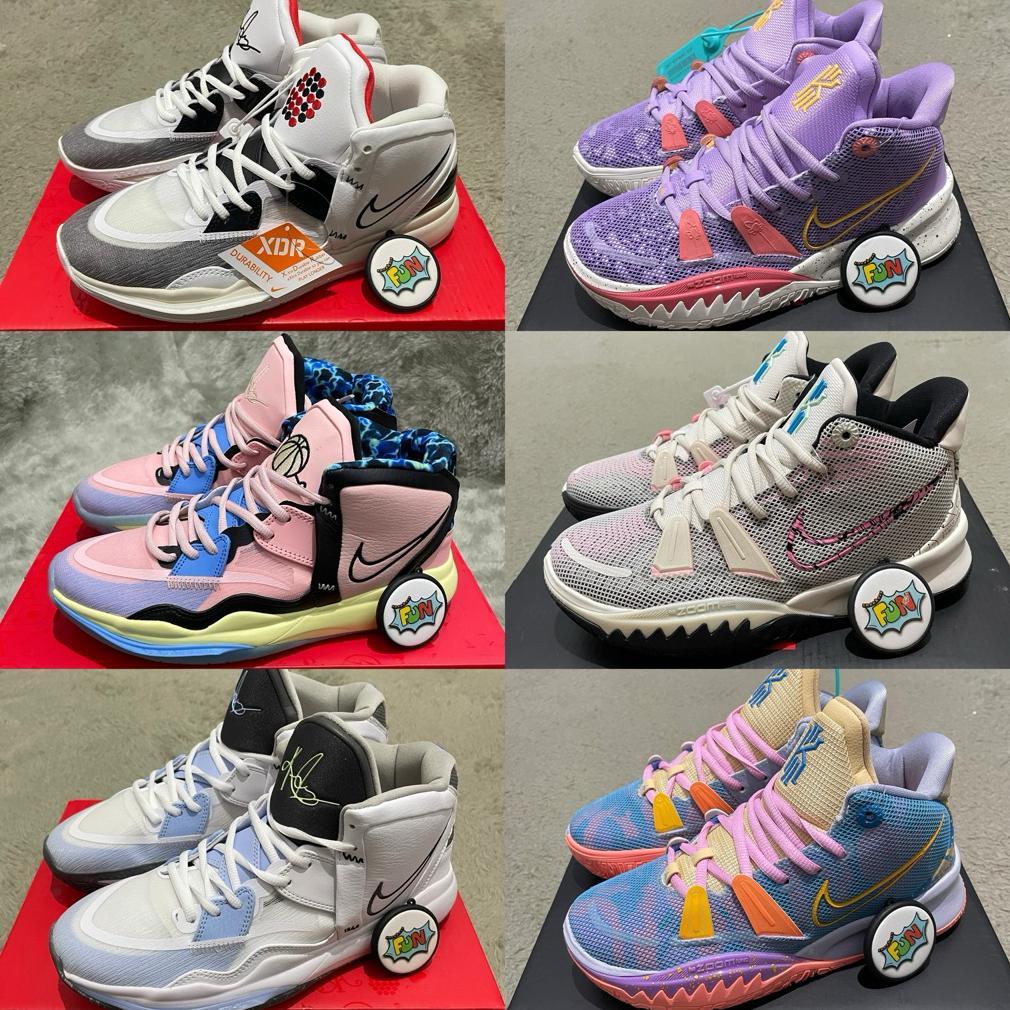 bestpromo sepatu basket nk kyrie7 - 8 siren red premium original